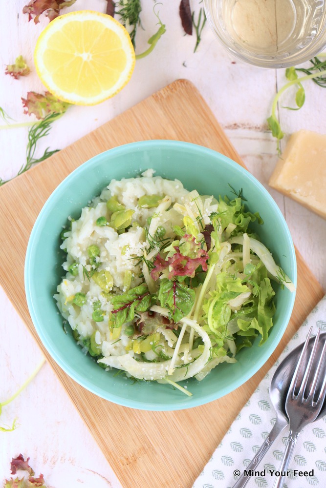 Risotto met venkel uit de stoomoven Mind Your Feed